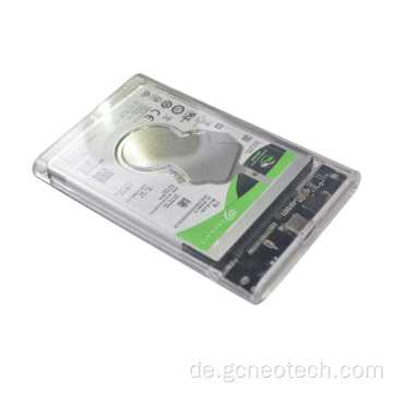 Externe HDD -SDD -Gehäuse USB -Festplatten -Fall